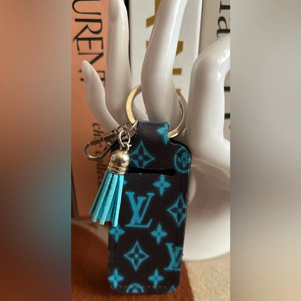 💙 For My Best Friend 💙 Stylish Fashion LV Chapstick Holder Keychain 💙
